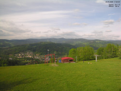 Pohled na Krkonoše