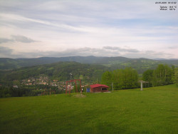 Pohled na Krkonoše