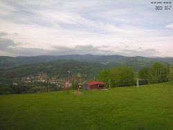 Pohled na Krkonoše