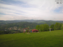 Pohled na Krkonoše