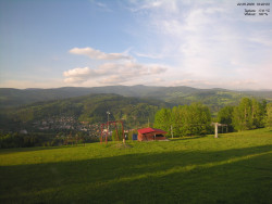 Pohled na Krkonoše