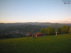 Pohled na Krkonoše