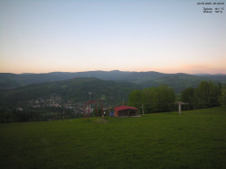 Pohled na Krkonoše