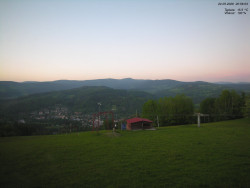 Pohled na Krkonoše