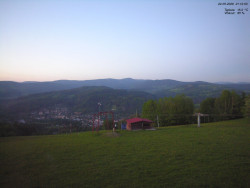 Pohled na Krkonoše
