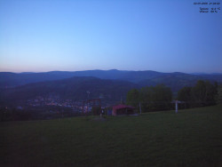 Pohled na Krkonoše