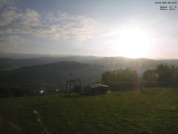 Pohled na Krkonoše