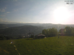 Pohled na Krkonoše