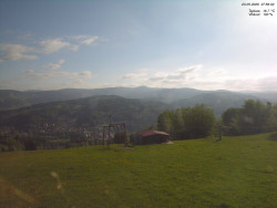 Pohled na Krkonoše