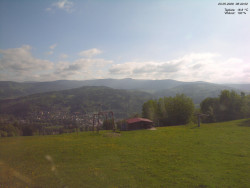 Pohled na Krkonoše