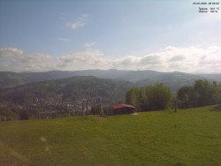 Pohled na Krkonoše
