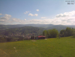 Pohled na Krkonoše