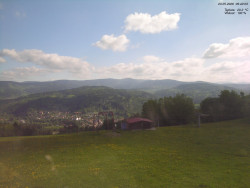 Pohled na Krkonoše