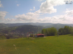 Pohled na Krkonoše