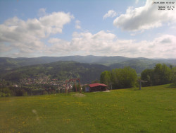 Pohled na Krkonoše
