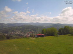 Pohled na Krkonoše