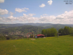 Pohled na Krkonoše