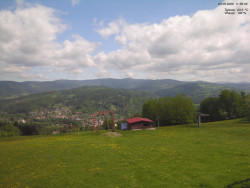 Pohled na Krkonoše