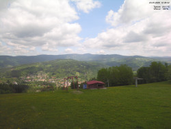 Pohled na Krkonoše