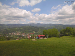 Pohled na Krkonoše