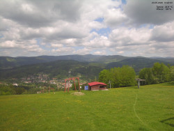 Pohled na Krkonoše
