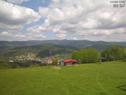 Pohled na Krkonoše