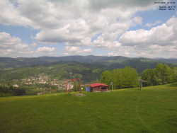Pohled na Krkonoše