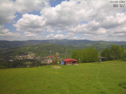 Pohled na Krkonoše
