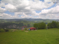 Pohled na Krkonoše