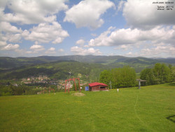 Pohled na Krkonoše