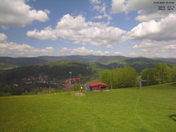 Pohled na Krkonoše