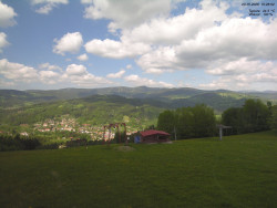 Pohled na Krkonoše