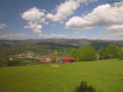 Pohled na Krkonoše