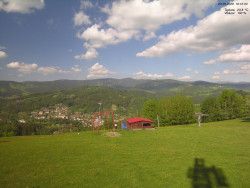 Pohled na Krkonoše