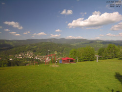 Pohled na Krkonoše