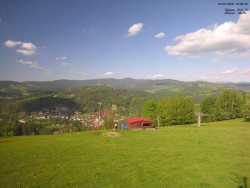 Pohled na Krkonoše