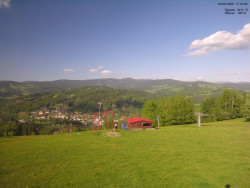 Pohled na Krkonoše
