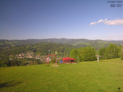 Pohled na Krkonoše