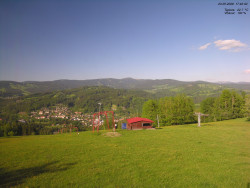Pohled na Krkonoše