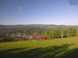 Pohled na Krkonoše