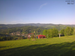 Pohled na Krkonoše