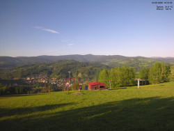 Pohled na Krkonoše