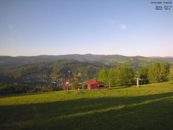 Pohled na Krkonoše