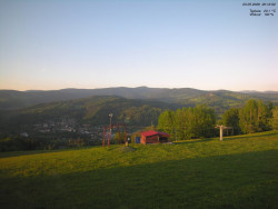 Pohled na Krkonoše