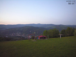 Pohled na Krkonoše