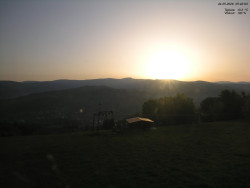 Pohled na Krkonoše