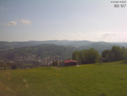 Pohled na Krkonoše