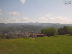 Pohled na Krkonoše