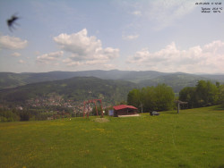 Pohled na Krkonoše