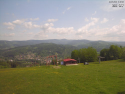 Pohled na Krkonoše